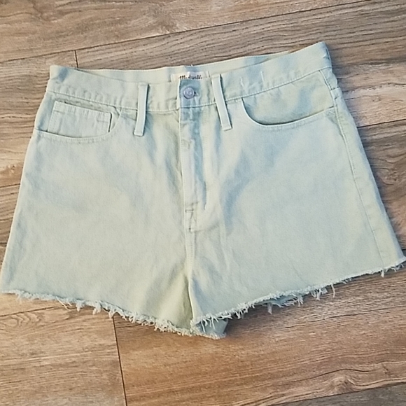 Madewell Denim High-Rise Momjean Short - Picture 4 of 6